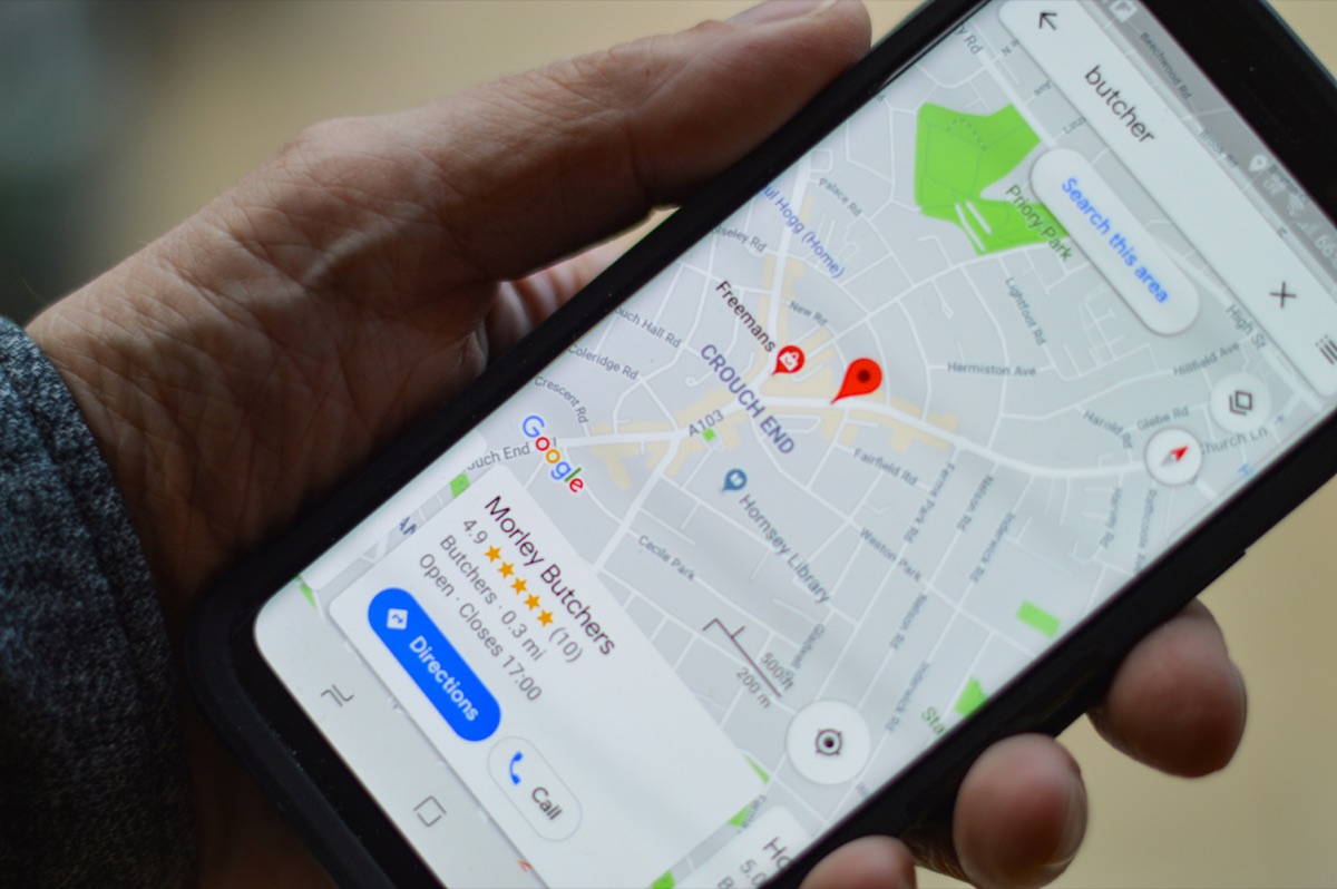 Avis Google sur téléphone
